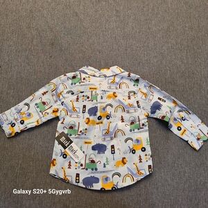 Kids Button Down Shirt - Blue